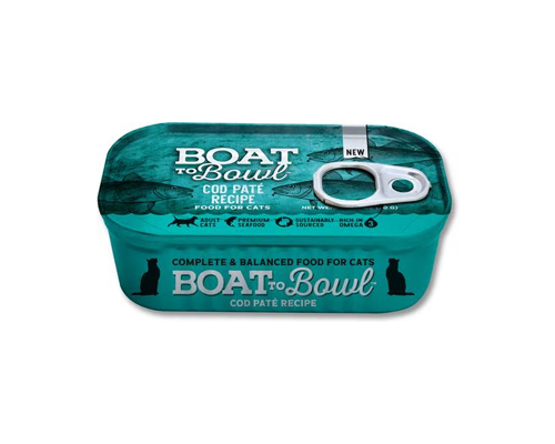 Boat to Bowl Pet Food Cod Pate Wet Cat Food