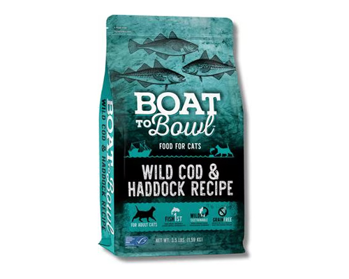 Boat to Bowl Pet Food Wild Cod & Haddock Recipe Dry Cat Food