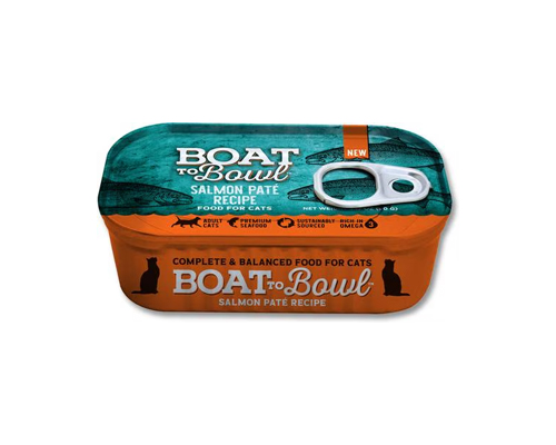 Boat to Bowl Pet Food Salmon Pate Wet Cat Food