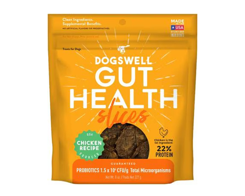 Dogswell Gut Health Slices Chicken Functional Soft & Chewy Dog Treats